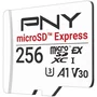 PNY Carte mémoire microSD Express microSDXC 256 Go UHS-I U3 V30 A1 jusqu'à 890 Mo/s en lecture - Compatible Nintendo Switch