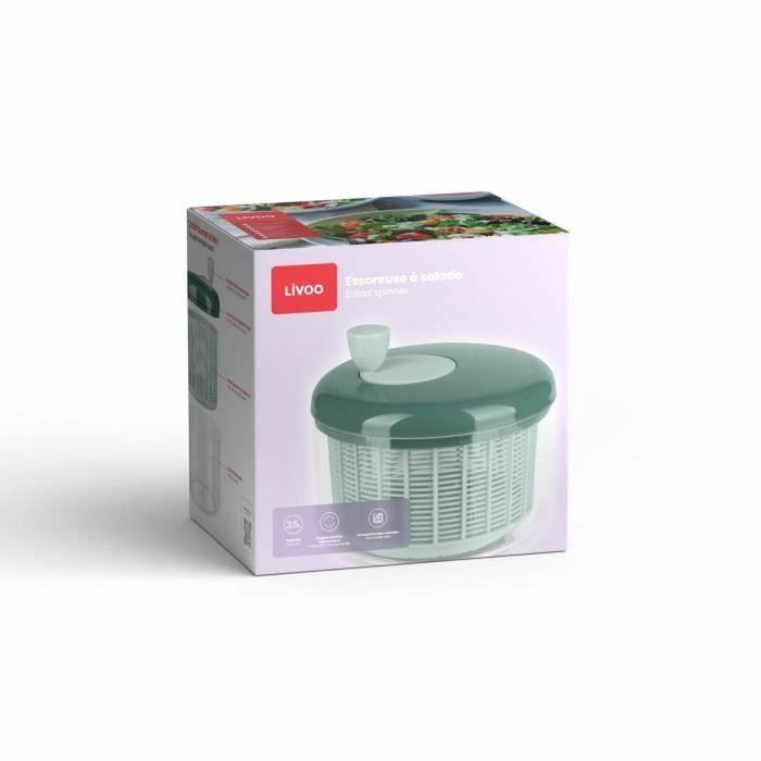 Livoo Essoreuse à salade MEN433 - 3,5 L - Vert