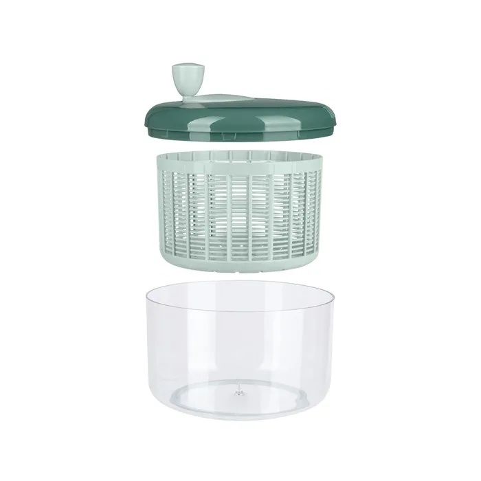 Livoo Essoreuse à Salade Manuel 3,5 L MEN433 avec Couvercle Égouttoir, Compatible Lave-Vaisselle