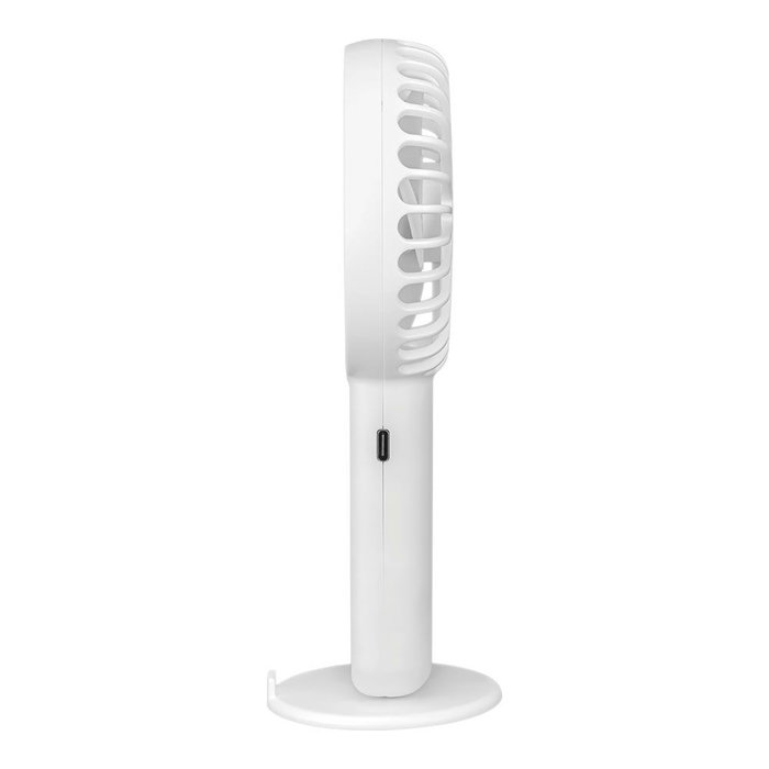 Edm Ventilateur de main avec base amovible et support smartphone