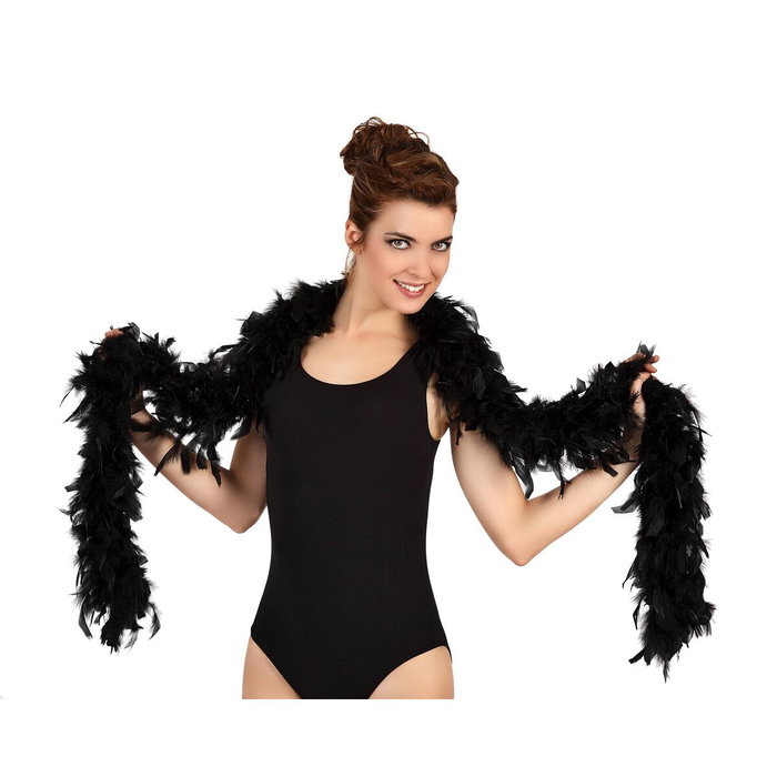 BigBuy Carnival Boa Noir Années 20 BigBuy Carnival Boa Noir Années 20
