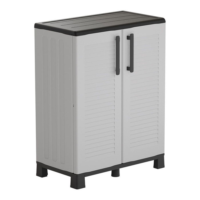 Art Plast Armoire bas gris clair 68 x 37 x 90 cm Art Plast Armoire bas gris clair 68 x 37 x 90 cm