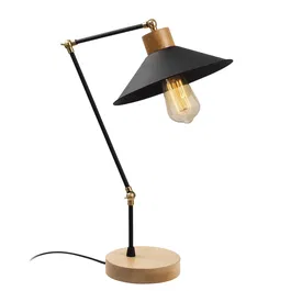 Lampe de Table "Huanggang" Style Vintage "Manavgat" Noir OPV-525NOR2120