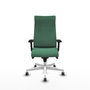 Piqueras Y Crespo Fauteuil Albacete Vert Émeraude avec Mécanisme Synchrone