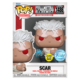FUNKO Figura POP Fullmetal Alchemist Brotherhood Scar Exclusive