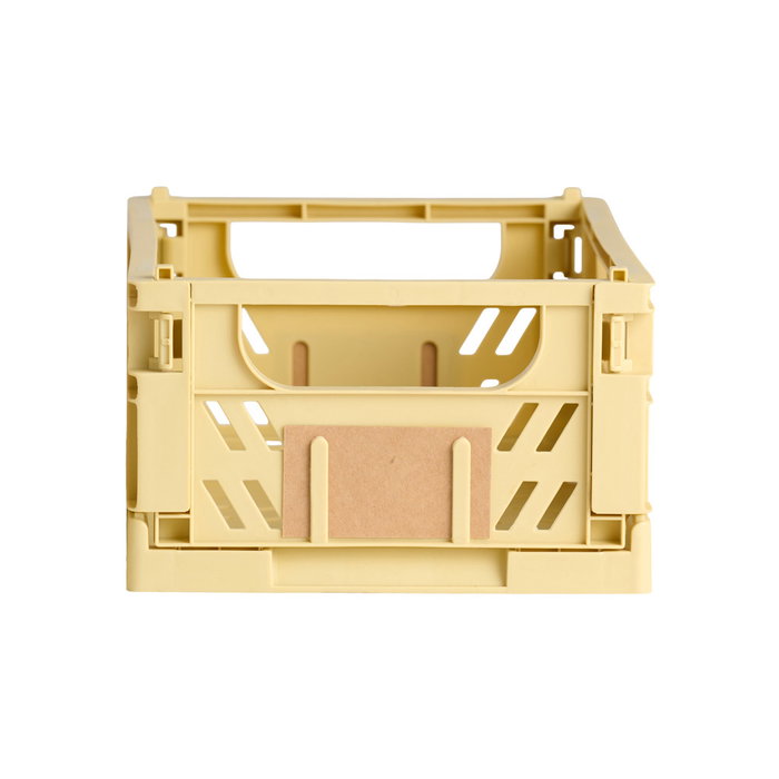 Day Lot de 2 boîtes de rangement pliables jaune sable