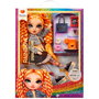 MGA Rainbow High Sparkle & Shine - Poupée de mode Clémentine avec jambes à paillettes liquides et tenue orange complète