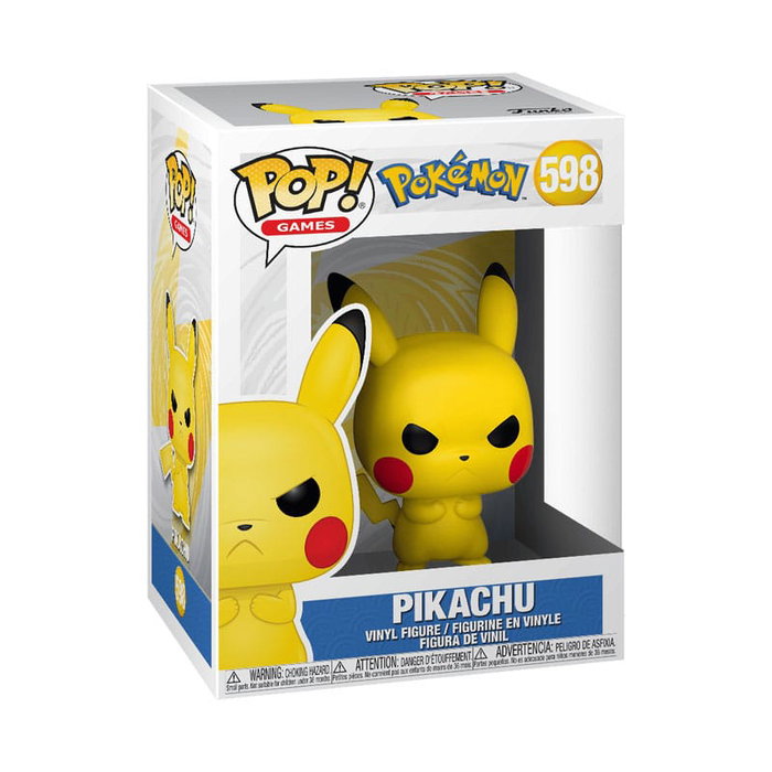 Funko Pokémon POP! Games figurine en vinyle Grumpy Pikachu 9 cm