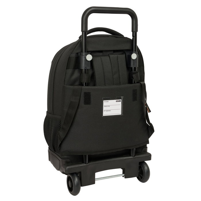Safta Sac à dos avec roues compactes amovibles 33x45x22cm