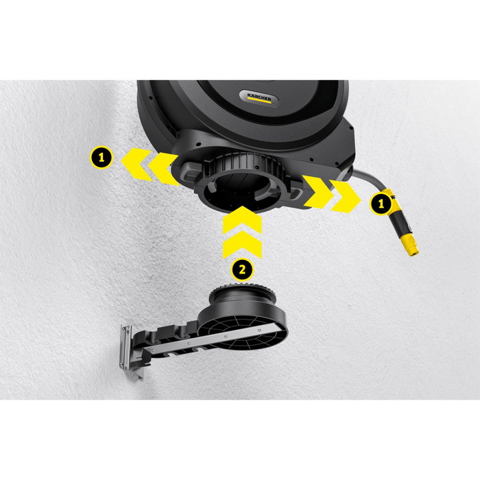 Karcher HBX 5.30 Dévidoir mural automatique avec tuyau 30m Karcher HBX 5.30 Dévidoir mural automatique avec tuyau 30m