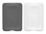 LEKNES Boîte à lunch haute en plastique, assortiment de 2 couleurs
