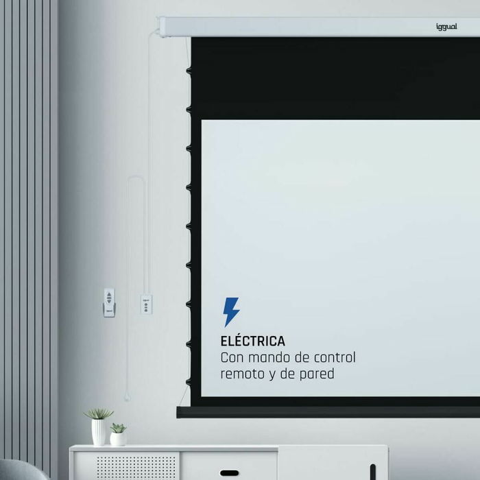 Ecran Mural Electrique iggual IGG319680 92"