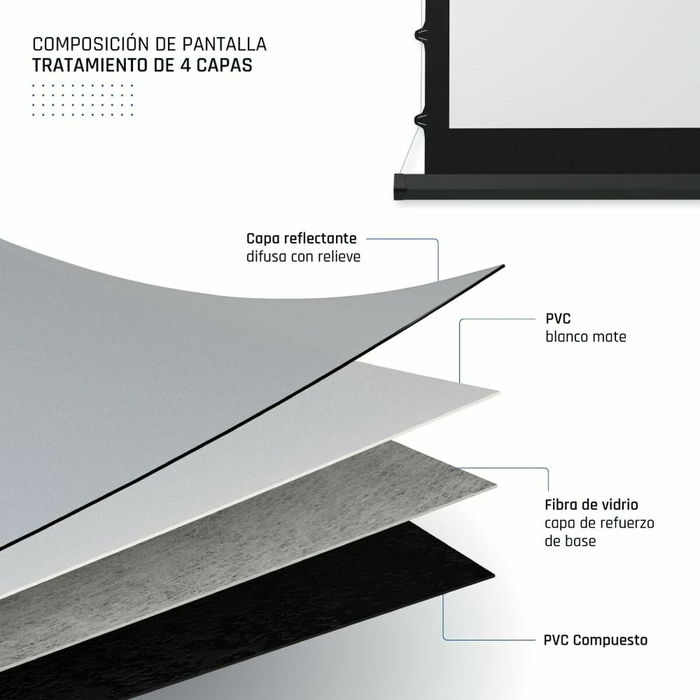 Ecran Mural Electrique iggual IGG319680 92"