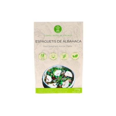 THE KONJAC SHOP Spaghetti de konjac au basilic 200g THE KONJAC SHOP Spaghetti de konjac au basilic 200g