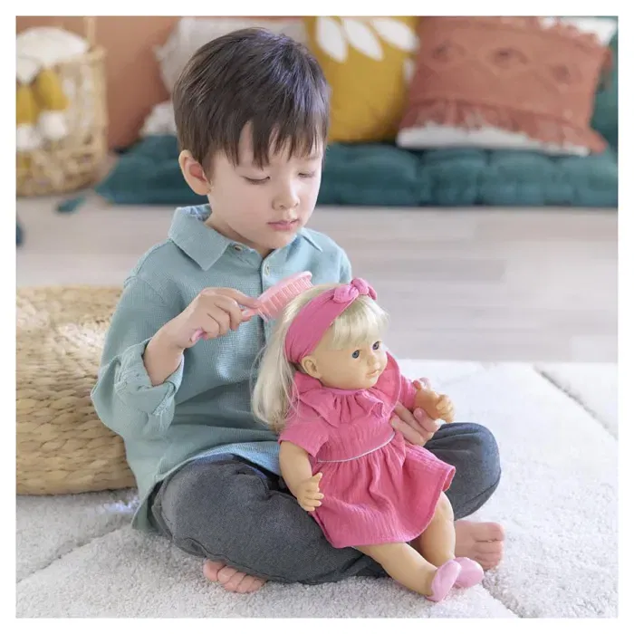 Corolle Poupon Jade 36 cm - Bébé fille avec cheveux longs faciles à coiffer, parfum vanille, yeux dormeurs et corps souple - Pour enfants dès 3 ans Corolle Poupon Jade 36 cm - Bébé fille avec cheveux longs faciles à coiffer, parfum vanille, yeux dormeurs et corps souple - Pour enfants dès 3 ans