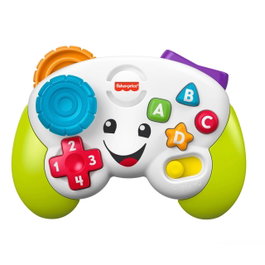 Fisher-Price Télécommande d'apprentissage Premier Mando De Consola Jfd13 avec lumières, musique et langues (Italien, Espagnol, Portugais, Anglais) - Jouet pour bébé 6 mois et plus