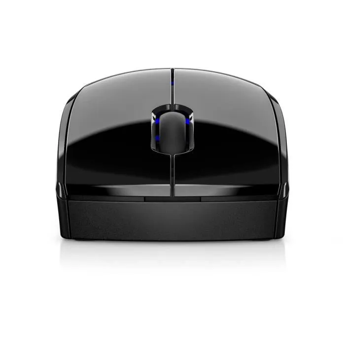 Souris sans fil HP 220 - Noire, 1000 dpi, connexion 2.4 GHz, détection optique, LED rouge