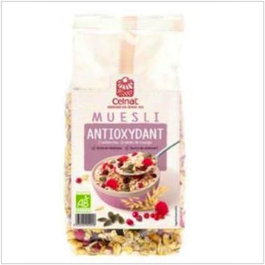 CELNAT Muesli Antioxydant 375 g Bio – Riche en fruits et graines
