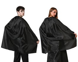 Capa 100 cm unisexe noir pour costume vampire ou sorcier - Accessoire déguisement Halloween, carnaval, théâtre
