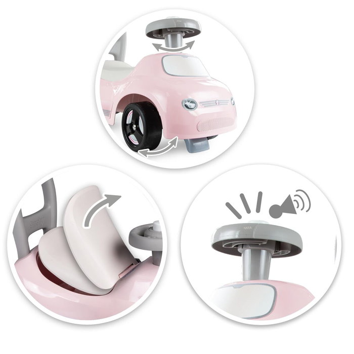 Smoby Porteur 2 en 1 Rose