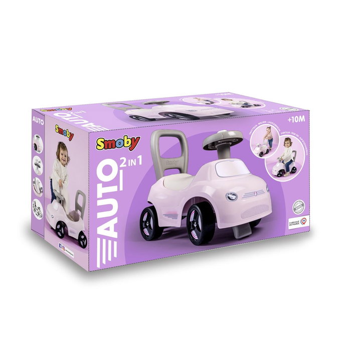 Smoby Porteur 2 en 1 Rose