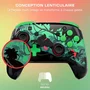 Turtle Beach - Manette sans fil Rematch Donkey Kong pour Nintendo Switch / Switch Lite / Switch OLED - Design lenticulaire avec visuels de jungle - Rouge/Jaune