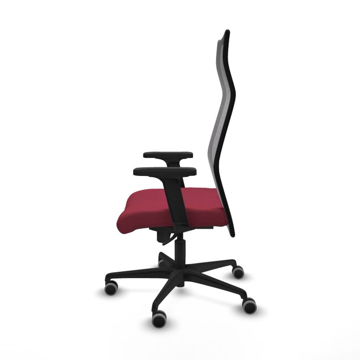 Piqueras y Crespo Chaise de Bureau Albacete Granate et Noir Piqueras y Crespo Chaise de Bureau Albacete Granate et Noir