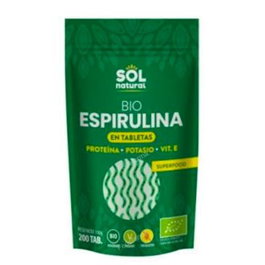SOLNATURAL Spiruline Bio Vegan 200 comprimés