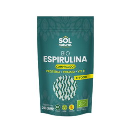 SOL NATURAL Spiruline Bio 200 comprimés