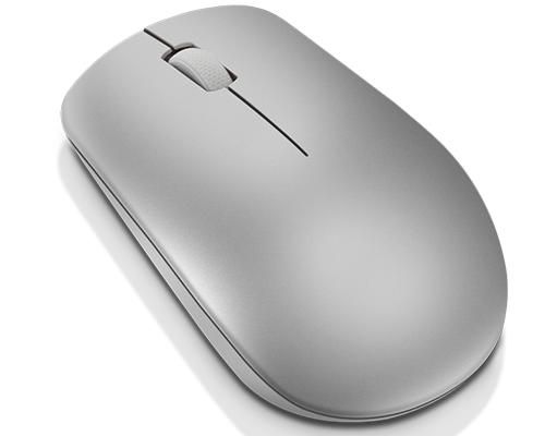 Lenovo 530 - Souris sans fil 2.4 GHz, capteur optique 1200 DPI, nano récepteur USB, 65 g, gris platine