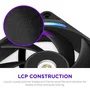 NZXT Ventilateur PC F120X RGB (RF-U12PN-B1) 120 mm Noir - 3100 RPM Silencieux