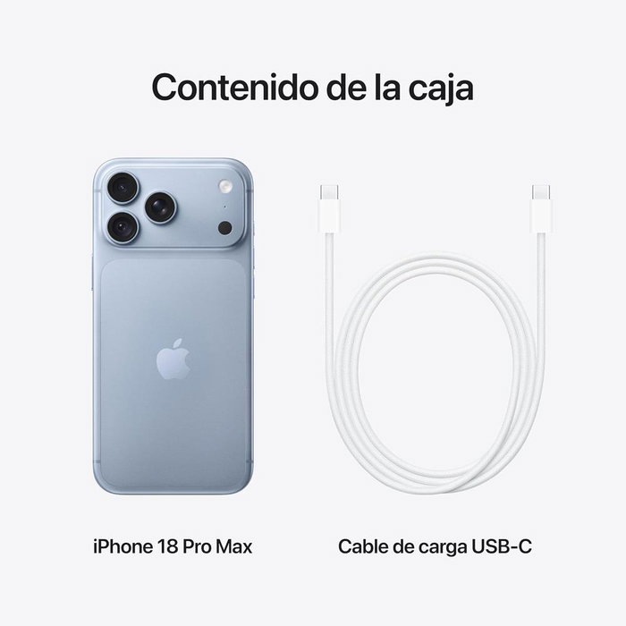 Apple iPhone 18 Pro Max 512 Go Bleu glacier Apple iPhone 18 Pro Max 512 Go Bleu glacier