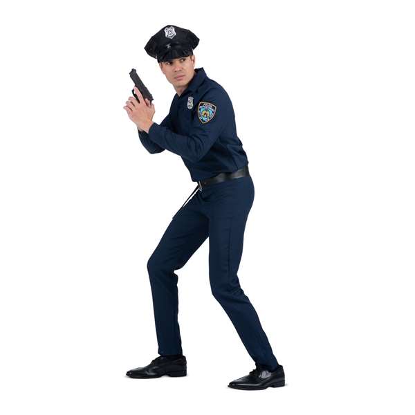My Other Me Déguisement Policier avec Casquette, Chemise, Pantalon et Ceinture avec Holster Taille XXL My Other Me Déguisement Policier avec Casquette, Chemise, Pantalon et Ceinture avec Holster Taille XXL