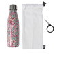 Cook Concept Bouteille isotherme à double paroi 500 ml - Design fleurs - Maintient boissons chaudes 6h et froides 18h - Acier inoxydable