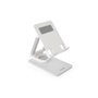 Tooq Support Pliable pour Tablette jusqu'à 12,9 Pouces, Orientation Verticale/Horizontale, Rotation 360°, Antidérapant, Blanc
