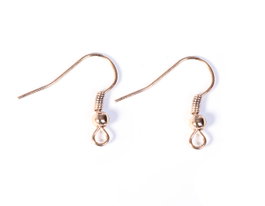 Innspiro Boucles d'oreilles métalliques crochet ouvert hippie dorées 20x18mm
