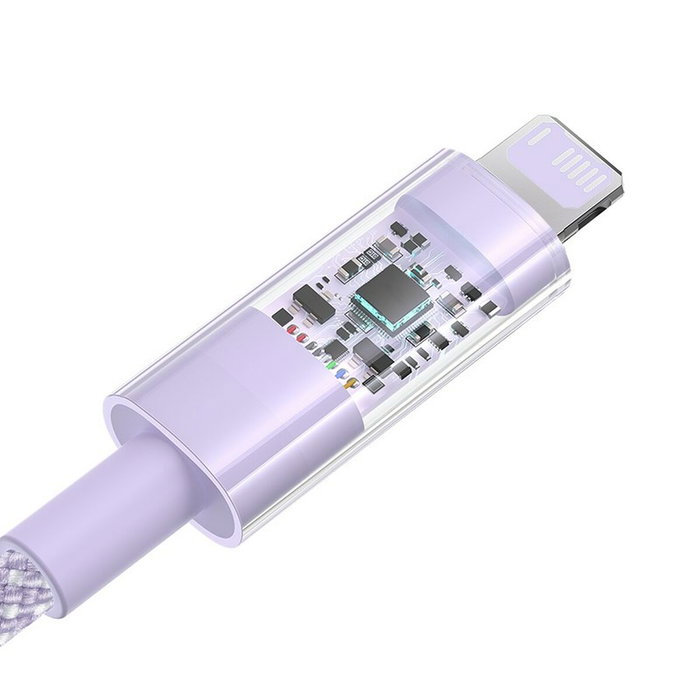 Baseus Câble USB vers Lightning P10373003511-01 Pourpre 2 m