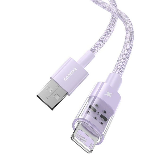 Baseus Câble USB vers Lightning P10373003511-01 Pourpre 2 m