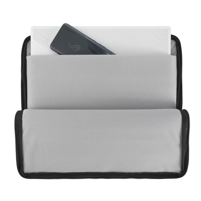 Asus ROG Ranger Carry Sleeve 16 - Housse de transport étanche et polyvalente pour PC portable gaming 16 pouces avec sangle amovible et protection renforcée