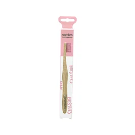 NORDICS ORAL CARE Brosse à dents en bambou - Rose