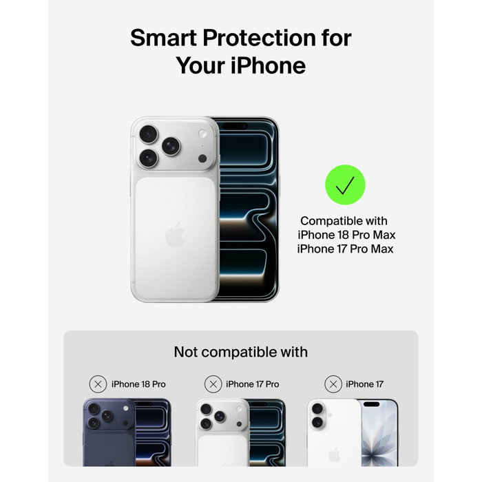 Belkin Protect+ Mag. Case pour iPhone 18 Pro Max / iPhone 17 Pro Max - Noir