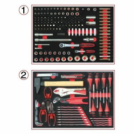 KS Tools Module de composition d'outils 2 tiroirs - 184 pièces