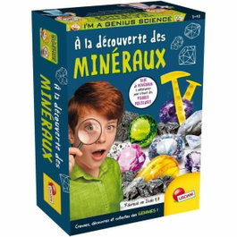 Lisciani Giochi Kit Scientifique Découverte des Minéraux I'M A GENIUS POCKET