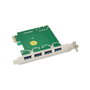 MicroConnect Carte d'extension PCIe USB 3.0 3+1 ports VL805