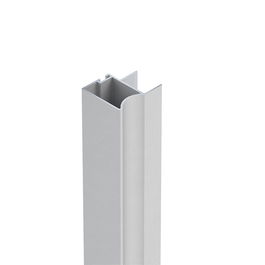 HERRAJES ALK Profil Tirador AR16, L. 2,60m, Aluminium Argent Mat, Épaisseur 16mm, Lugano-Bond, Set de 2