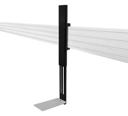 B-Tech Bras de montage réglable pour accessoires BT8390-SA, portée 458-854 mm, charge max 4 kg, noir - Compatible System X