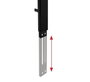 B-Tech Bras de montage réglable pour accessoires BT8390-SA, portée 458-854 mm, charge max 4 kg, noir - Compatible System X