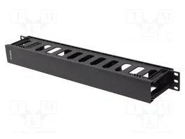 LANBERG AK-1703-B Organiseur de câbles 1U noir 19 pouces