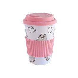 Pusheen mug en céramique avec couvercle 400 ml