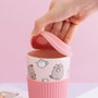 Pusheen mug en céramique avec couvercle 400 ml
